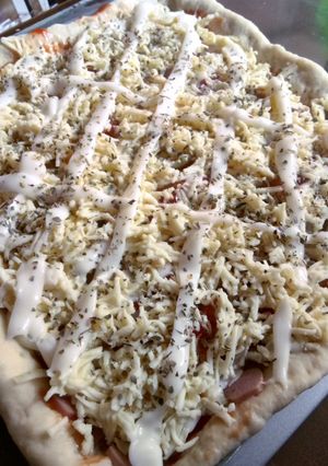 Foto resep Pizza sosis bakso
