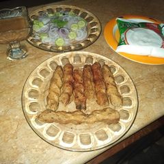 Beef Seekh kababs A picture of Beef Seekh kababs.