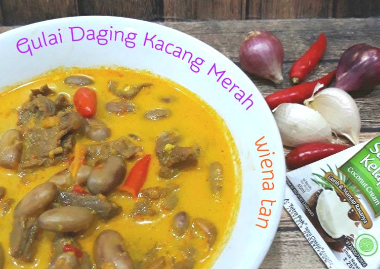 Gulai Daging Kacang Merah