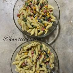 A picture of Chicken Macaroni Salad ❦.