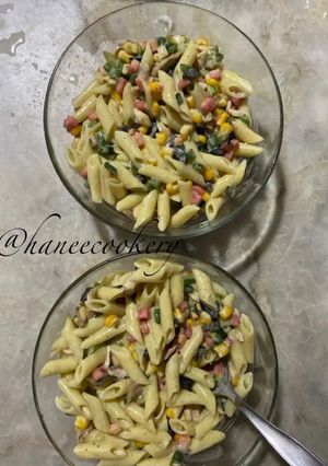 A picture of Chicken Macaroni Salad ❦.