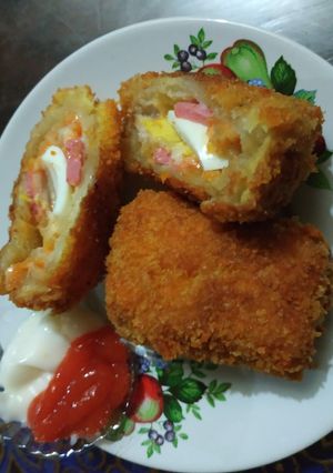 Foto resep 15.Risol smokebeef mayo pakai roti tawar