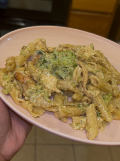 A picture of Chicken & Shrimp Pasta Bake.