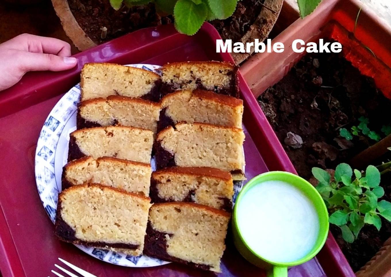 Marble cake (tea cake)