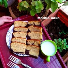 Marble cake (tea cake) A picture of Marble cake (tea cake).