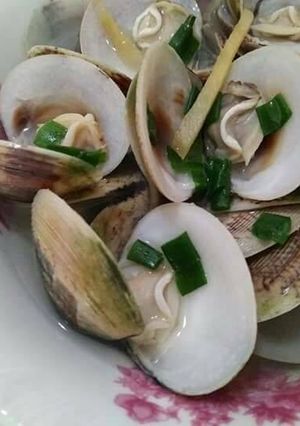 薑絲蛤蜊湯【澎湖野生水產】【福壽】 的食譜成品照片