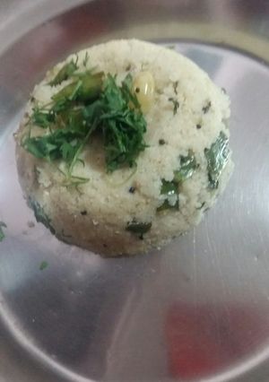 A picture of Rava upma.