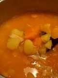 Potaje espeso de calabaza y nabo