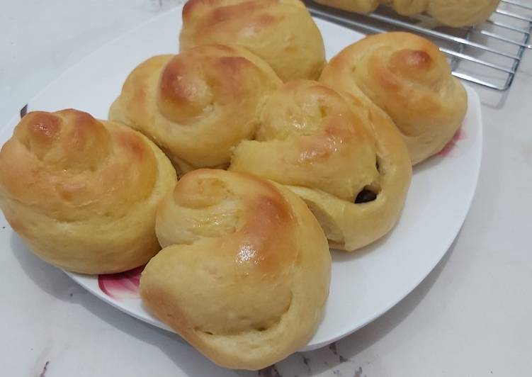 Roti sobek isi choco chip