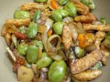 Tumis tofu petai
