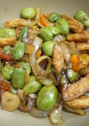 Foto resep Tumis tofu petai