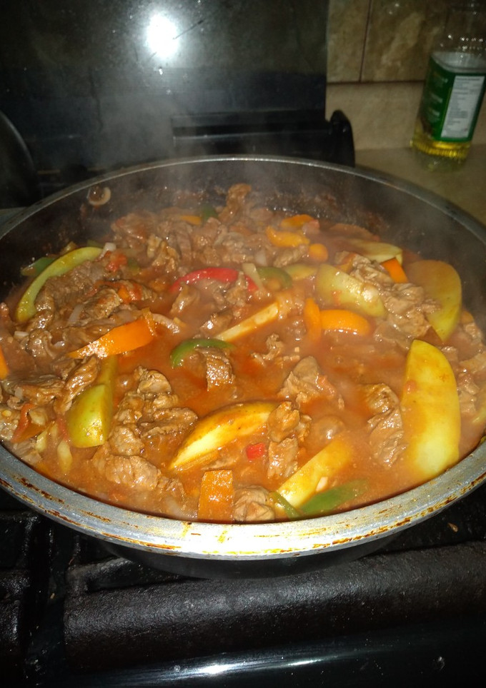 Una foto de Bisteck ranchero