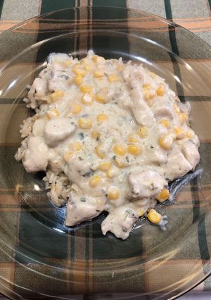 Tejszínes kukoricás csirkemell recept fotója
