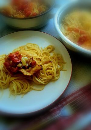 Lecsós csirkemell sajtmártással recept fotója