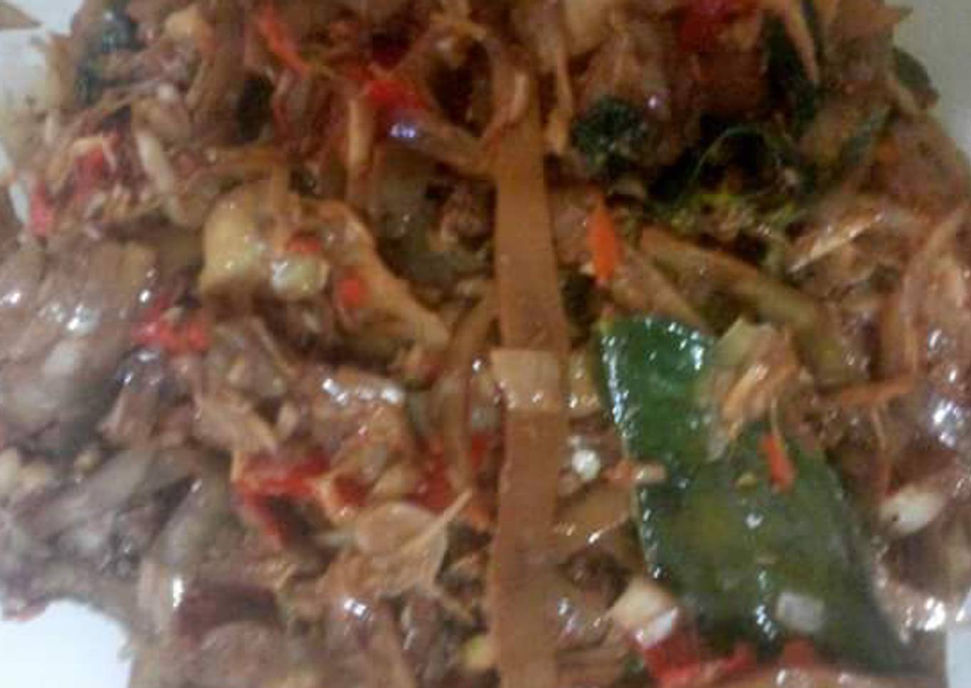 Resep Rica rica jantung pisang Anti Gagal