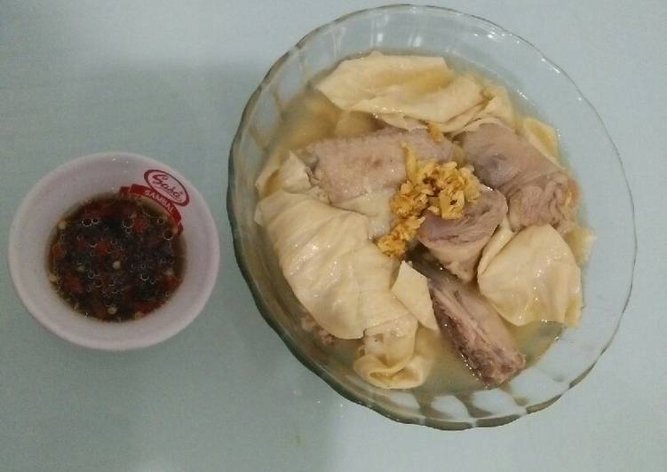 Resep Ayam Kembang Tahu Kuah, Bikin Ngiler