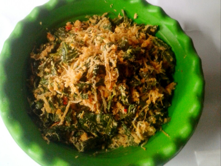 Resep Urap tauge daun singkong yang Enak Banget