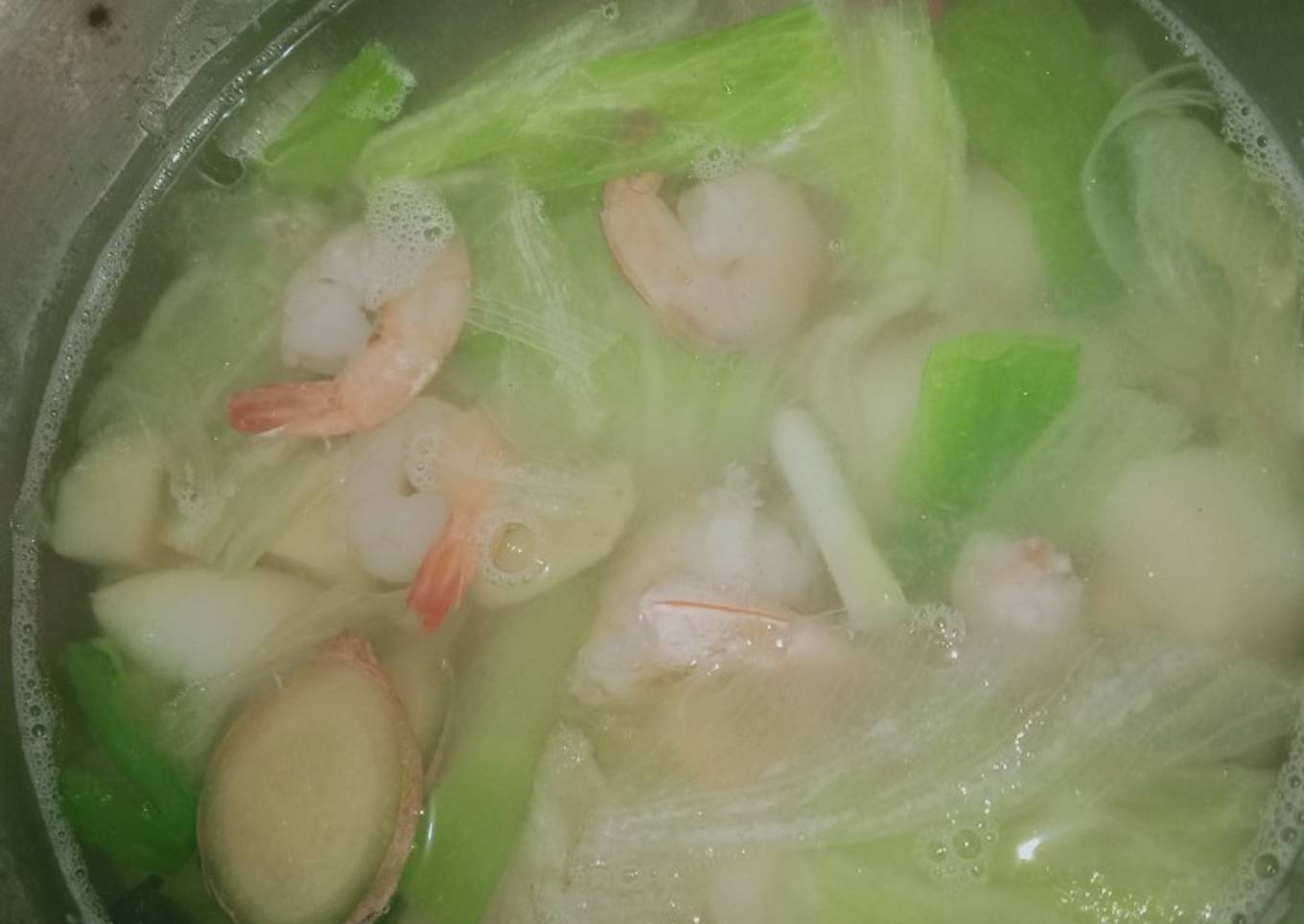 Sup udang jahe