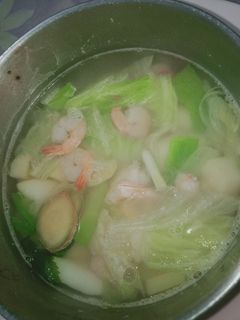 Foto resep Sup udang jahe