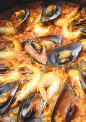 Una foto de Arroz con pescado