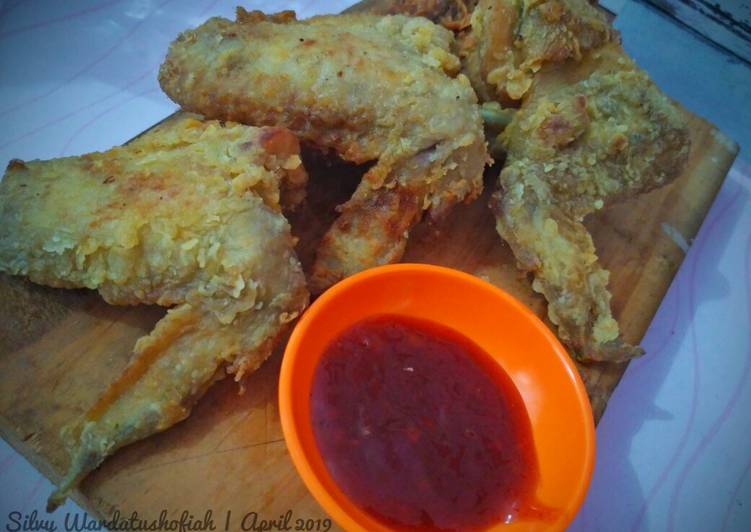 Bagaimana Membuat Buttermilk Fried Chicken Wings, Enak Banget