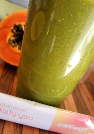 Una foto de Smoothie verde