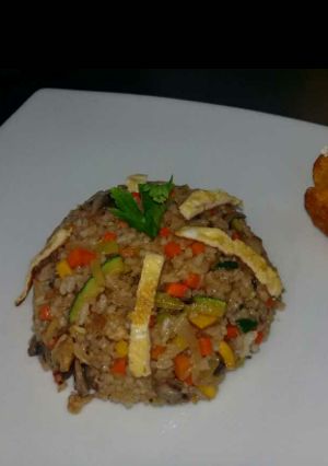 Una foto de Arroz oriental