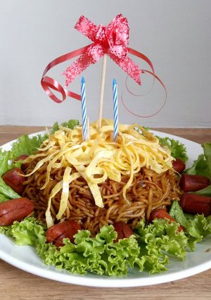 Foto resep Mie Ulang Tahun
