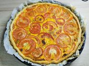Une photo de quiche au thon