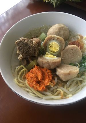 Foto resep Bakso Kenyal (Sapi + Ayam)