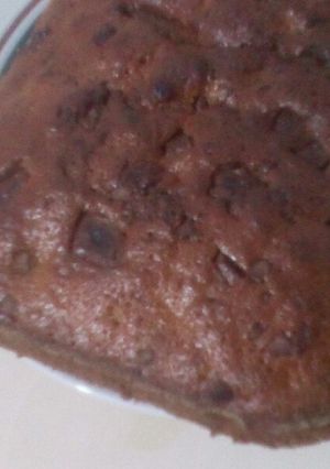 Una foto de Pastel de banano y chocolate