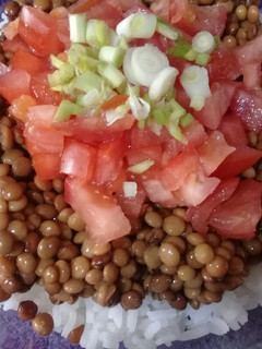 Una foto de Ensalada rica y fácil!!!!❤