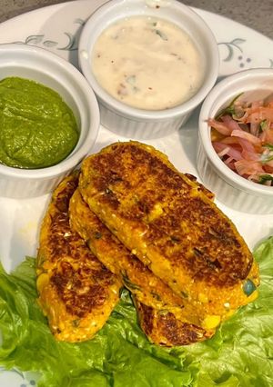 A picture of Gluten Free Veg Seekh Kebab With Jowar & Sattu Flour Tortilla (Indian Style).