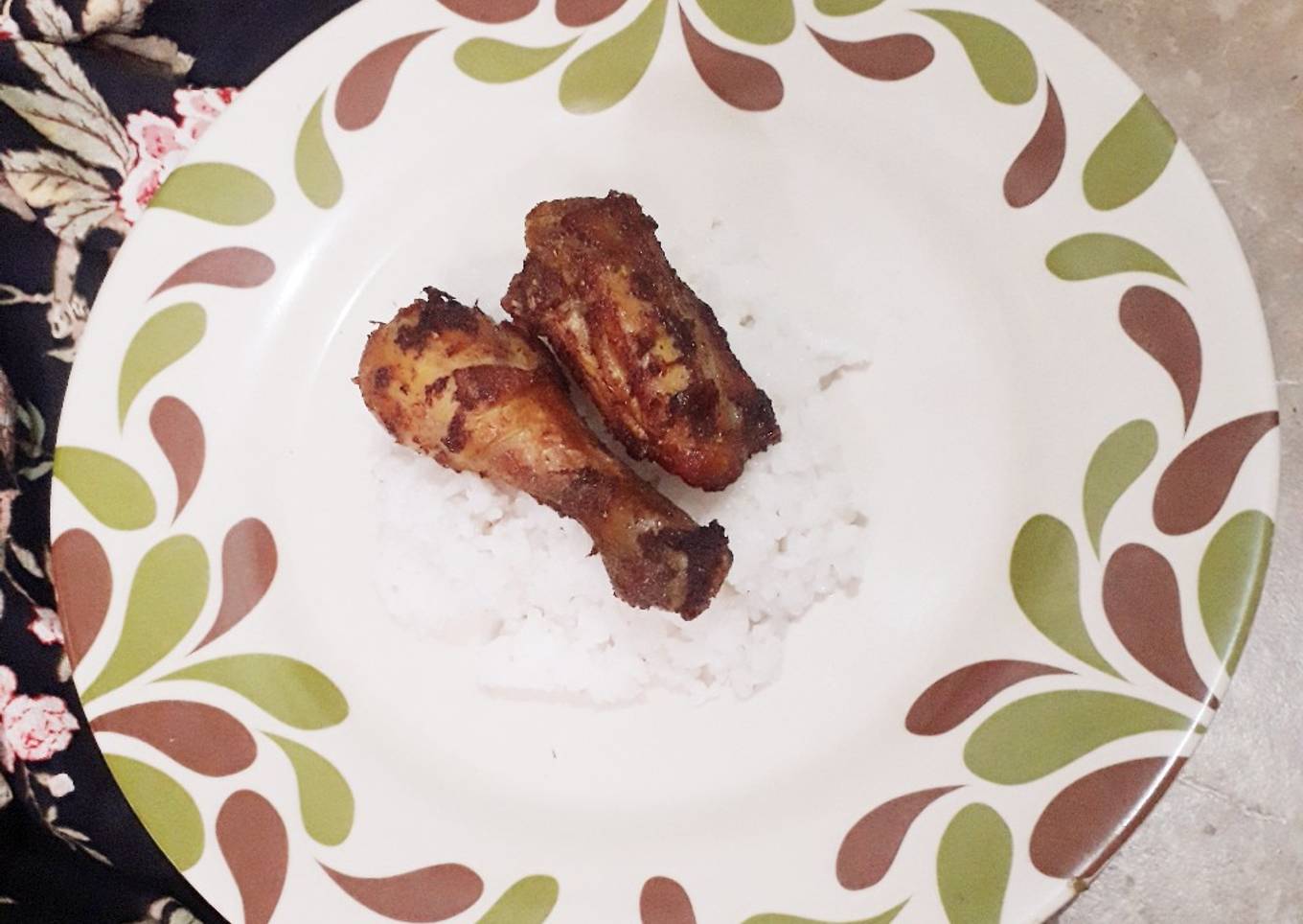 Ayam goreng ala rumah makan nasi ayam pontianak