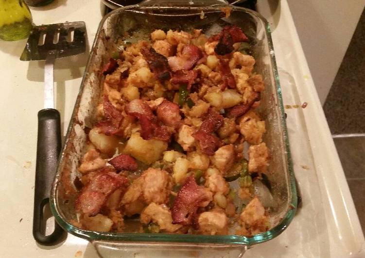 Easiest Way to Prepare Award-winning cincy style chicken and potato extravaganza