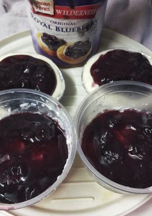 รูปของ Blueberry chesse pie(ไม่ง้อเตาอบ) #เย็นนี้ผอมแน่
