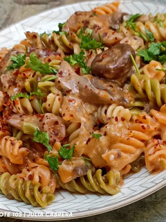Una foto de Fusilli umami