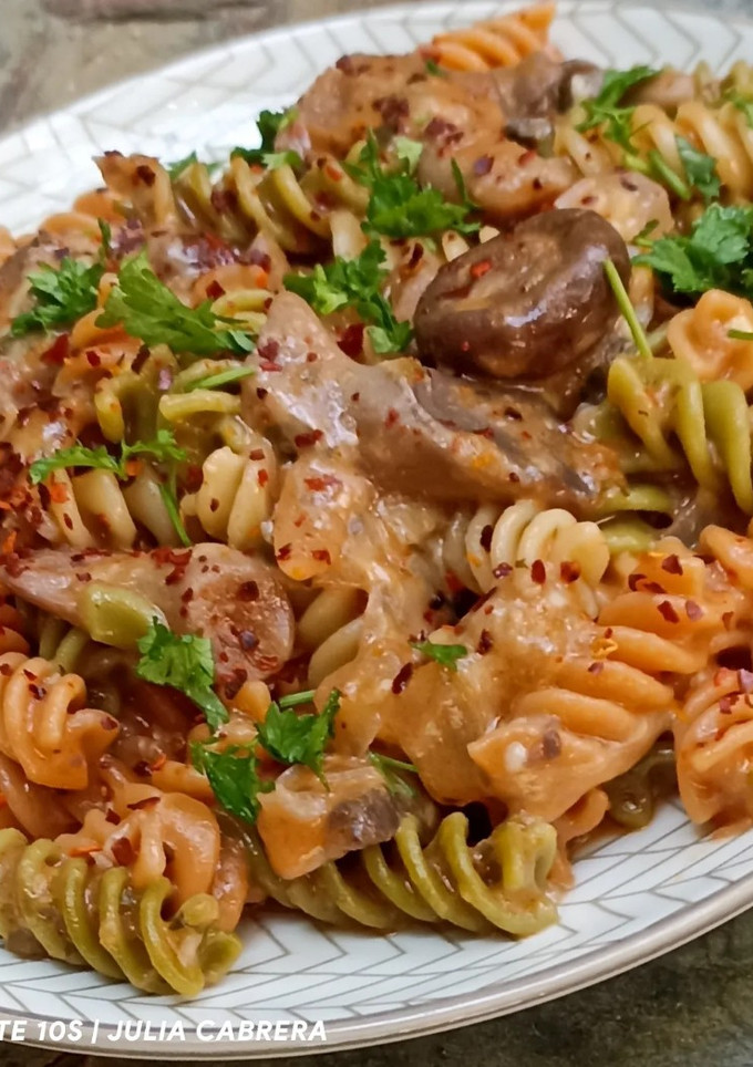 Una foto de Fusilli umami