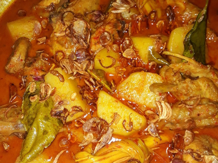 Cara Memasak Ayam masak bumbu santan pedas Irit Anti Gagal