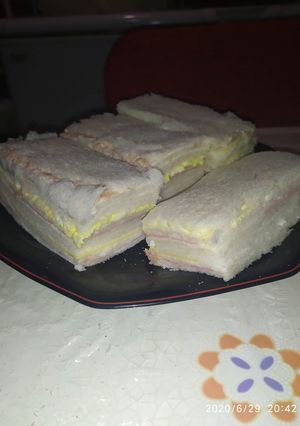 Una foto de Sándwich de Miga