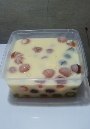Foto resep Puding jelly telor puyuh vla susu