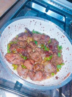 صورة لوصفة كبده فراخ 😋