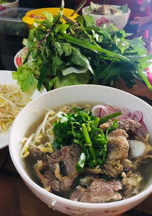 Hình của món Phở bò.
