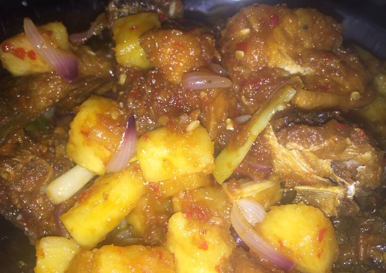 Resep Mujahir sambal nanas, Lezat Sekali
