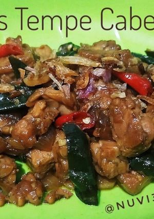 Foto resep Tumis Tempe Cabe Hijau💕