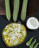 Turai (Ridge Gourd) Coconut Sabji