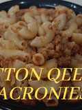 Mutton qeema macronies