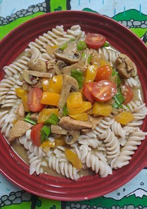 A picture of Tom Yum Pasta.