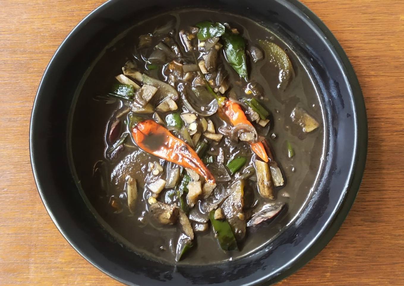 Cumi hitam dalam santan