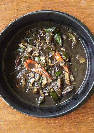Foto resep Cumi Hitam Kuah Santan